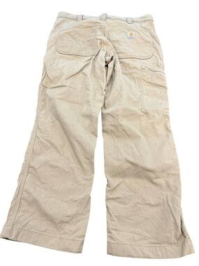 Carhartt Pants Mens 33x28 Size Relaxed Fit Work Wear (133)